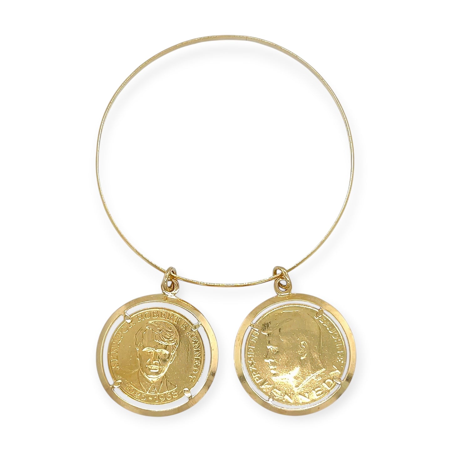 1960s Kennedy Gold Coin Bracelet