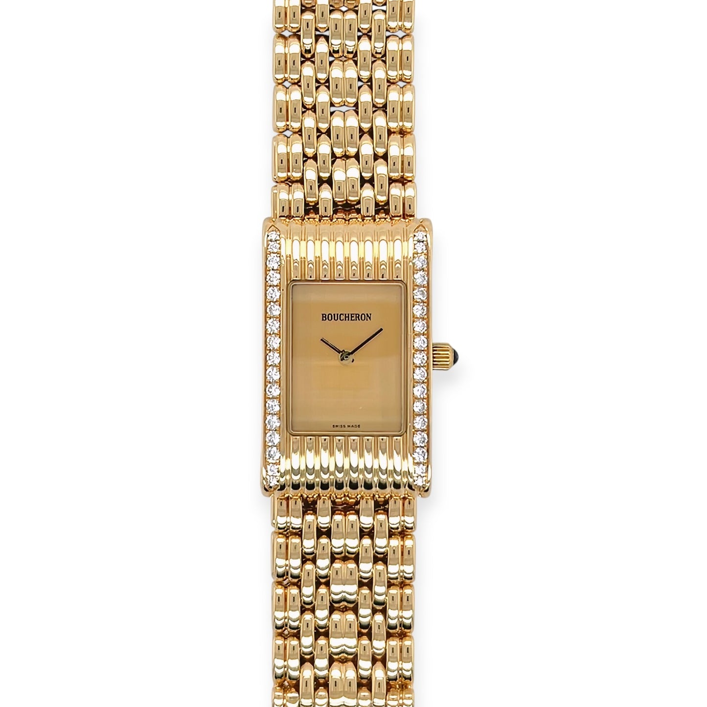 Boucheron Reflet Gold Diamond Watch