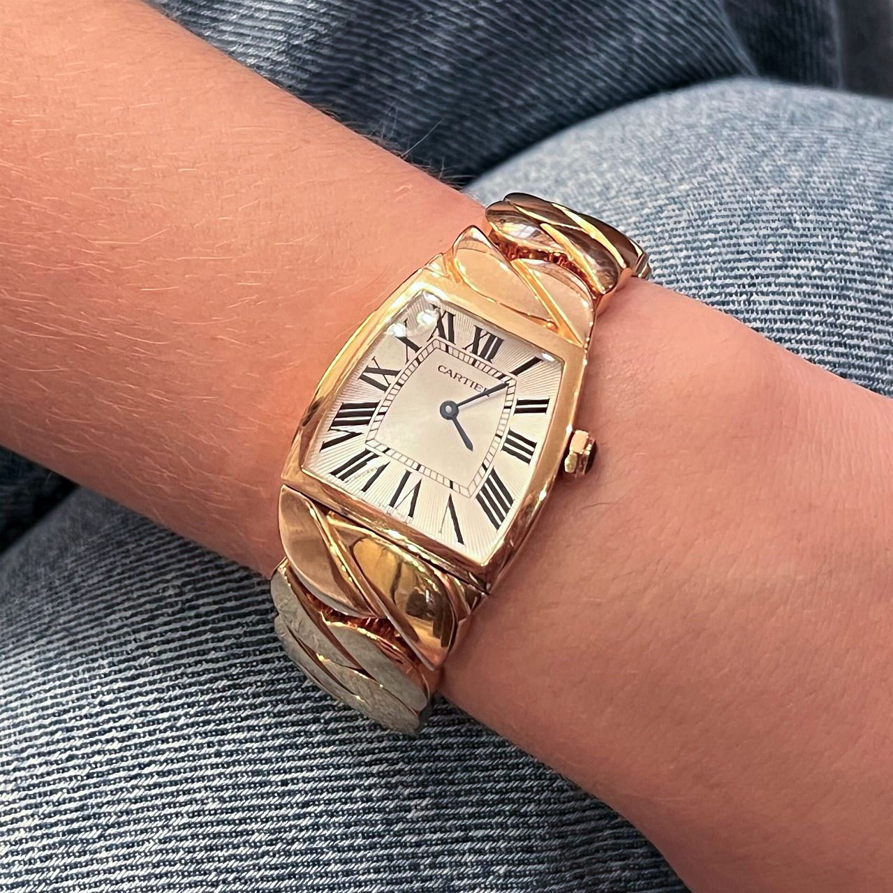 Cartier La Dona Rose Gold Quartz Bracelet Watch