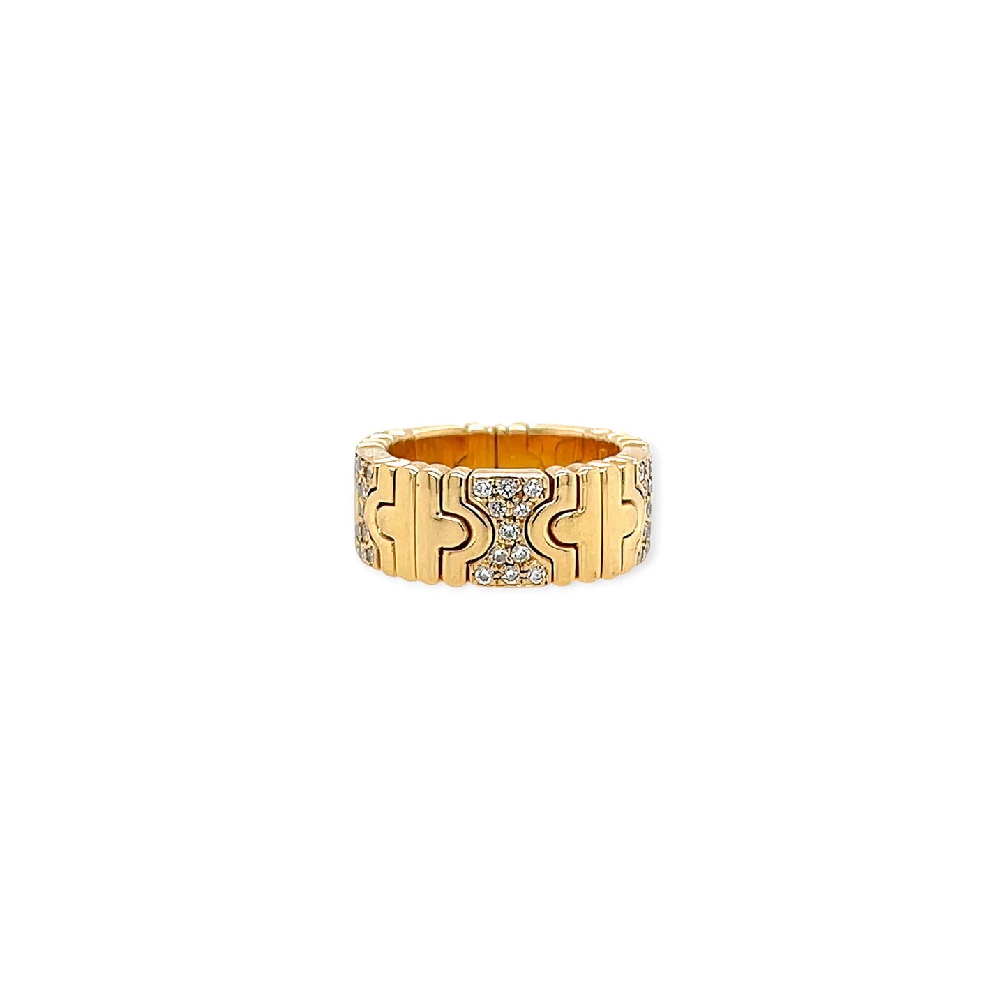 Bulgari Parentesi Gold Diamond Ring