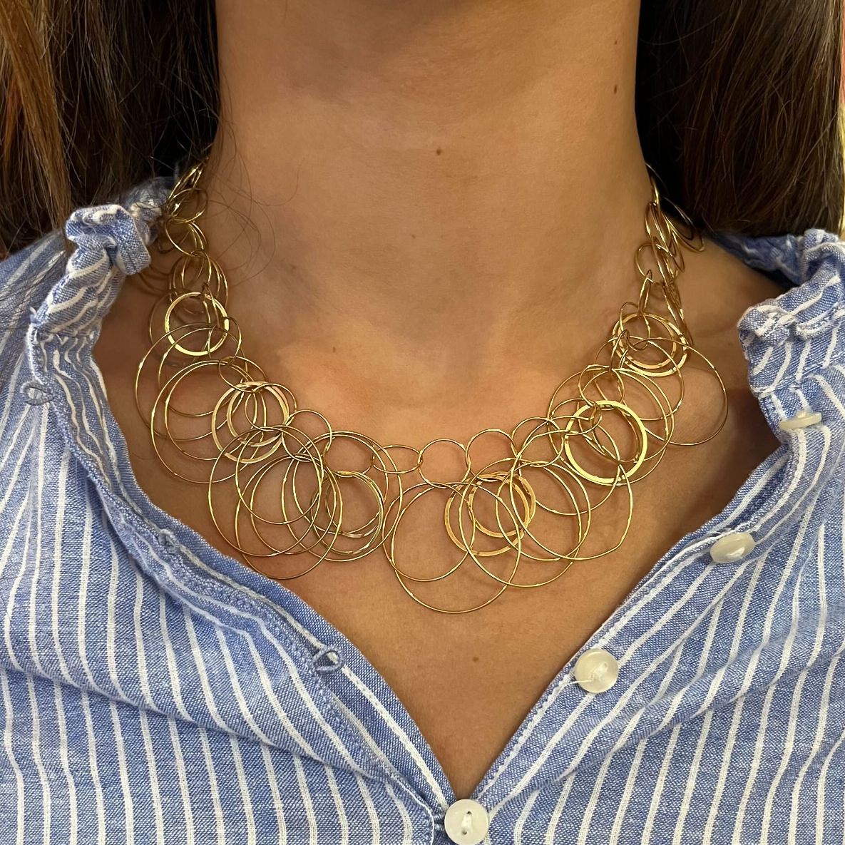 Carolina Bucci Gold Circles Necklace