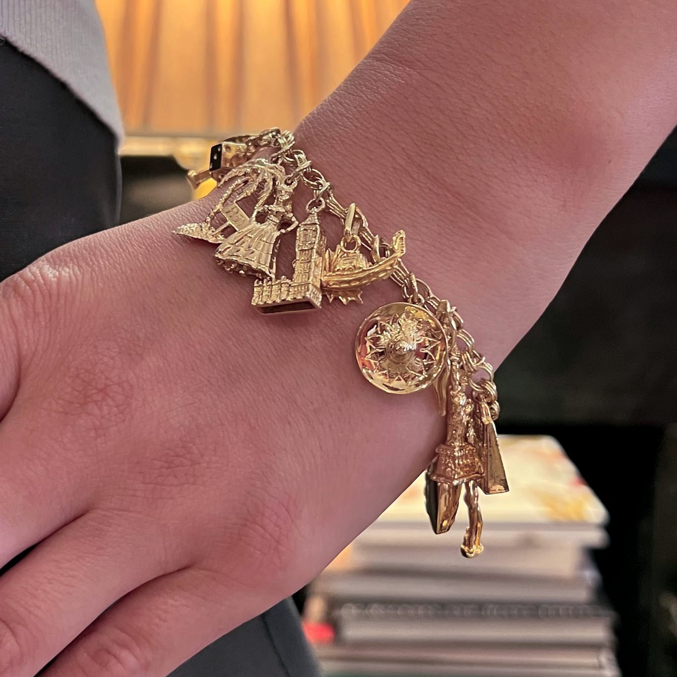 23 Charms Gold Bracelet