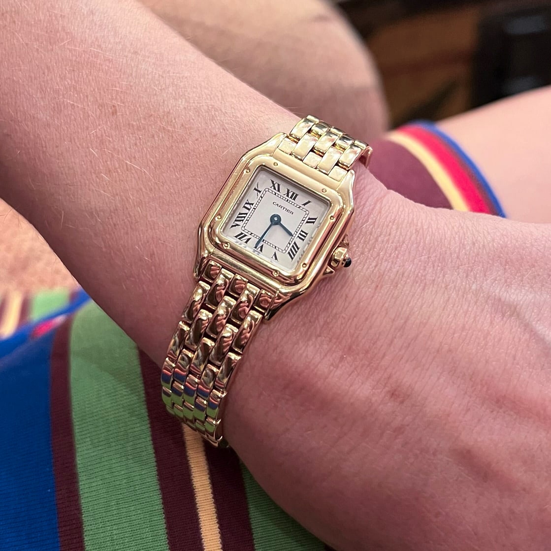 Cartier Panthere Small Gold Watch
