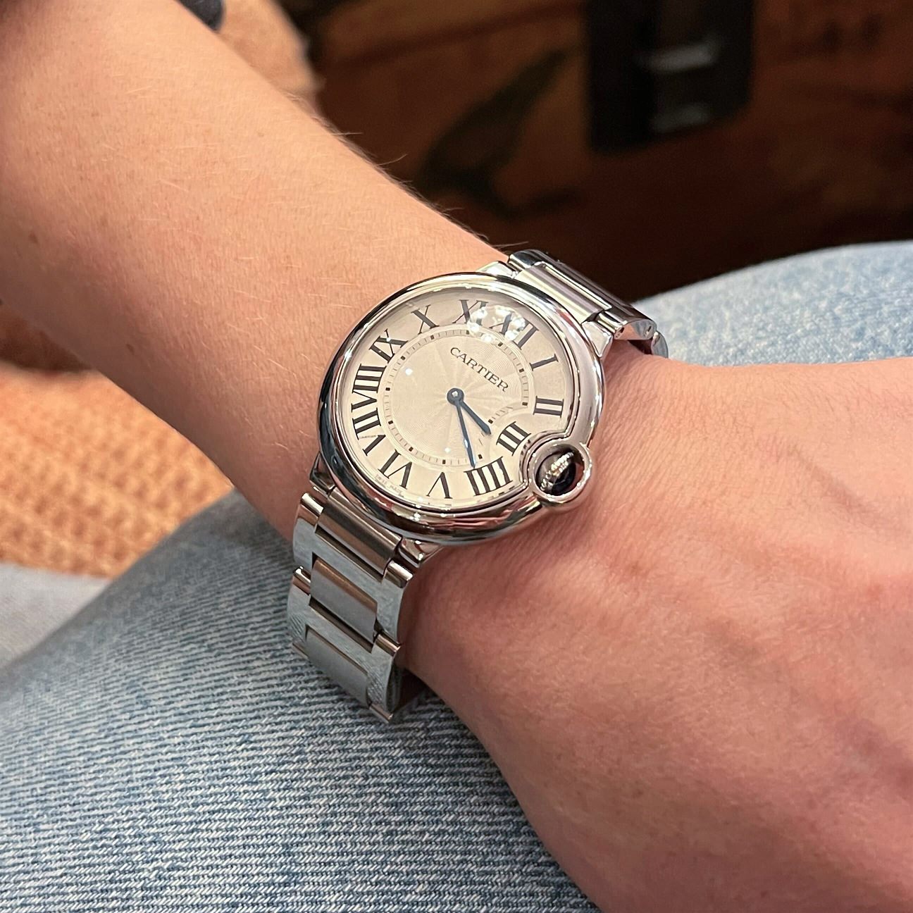 Cartier Ballon Bleu Stainless Steel Watch