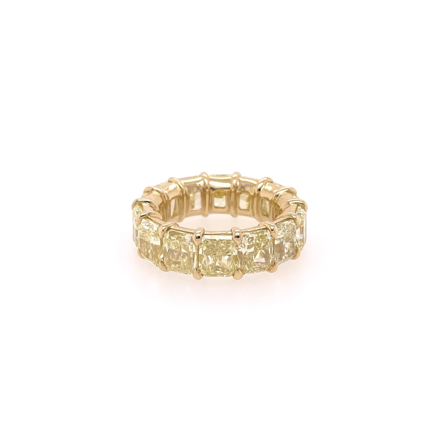 Fancy Yellow 12.28 Eternity Band