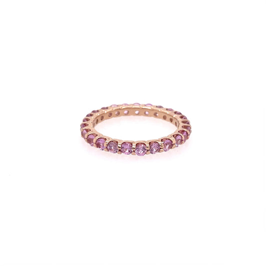 Pink Sapphire Rose Gold Ring