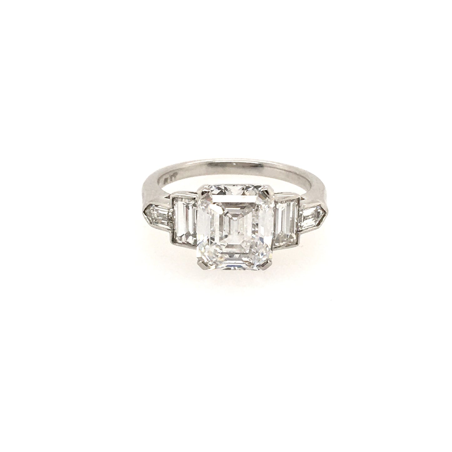 Emerald Cut 2.56 Ring