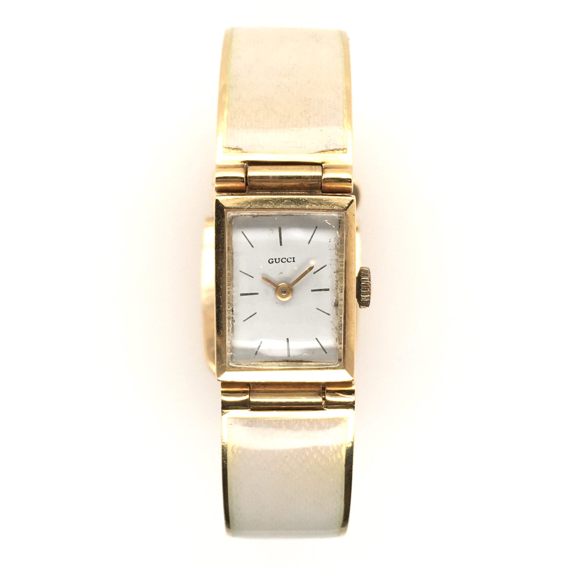 Gucci White Enamel Watch