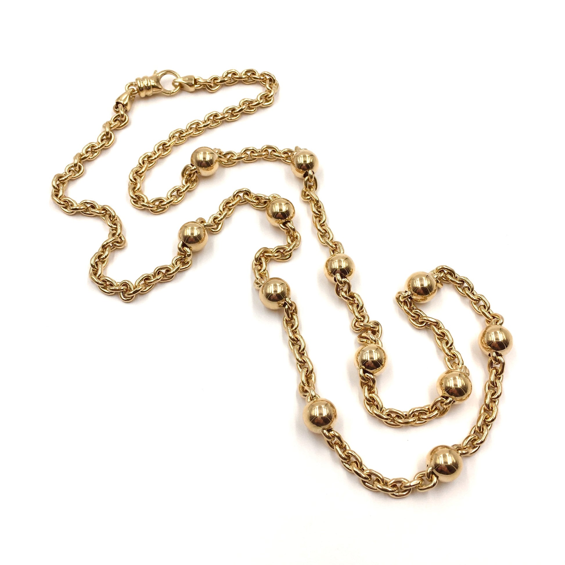 Gold Link Chain Necklace