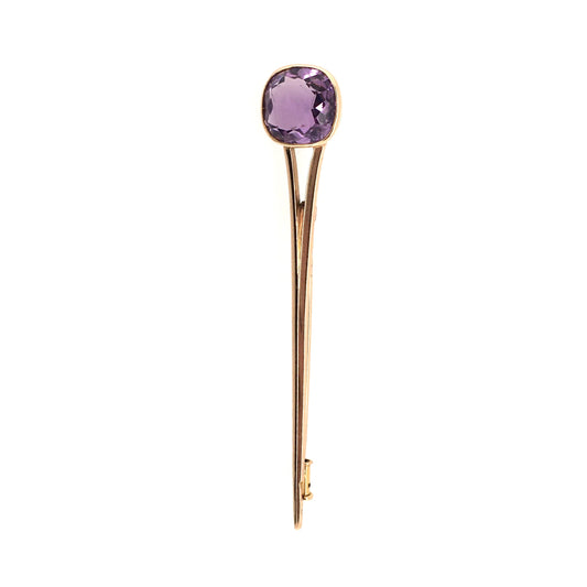 1910 Russian Amethyst Brooch