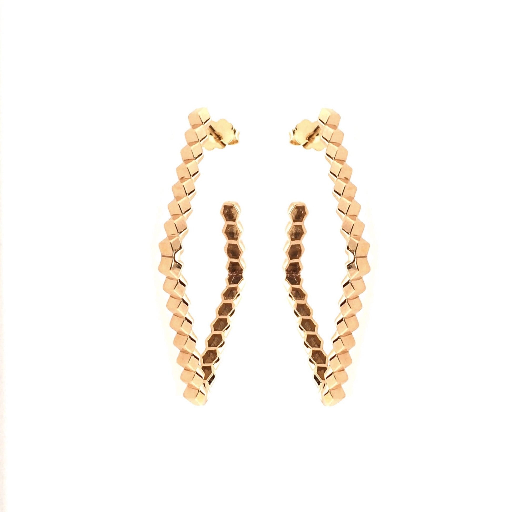 Costagli Triangular Hoop Earrings