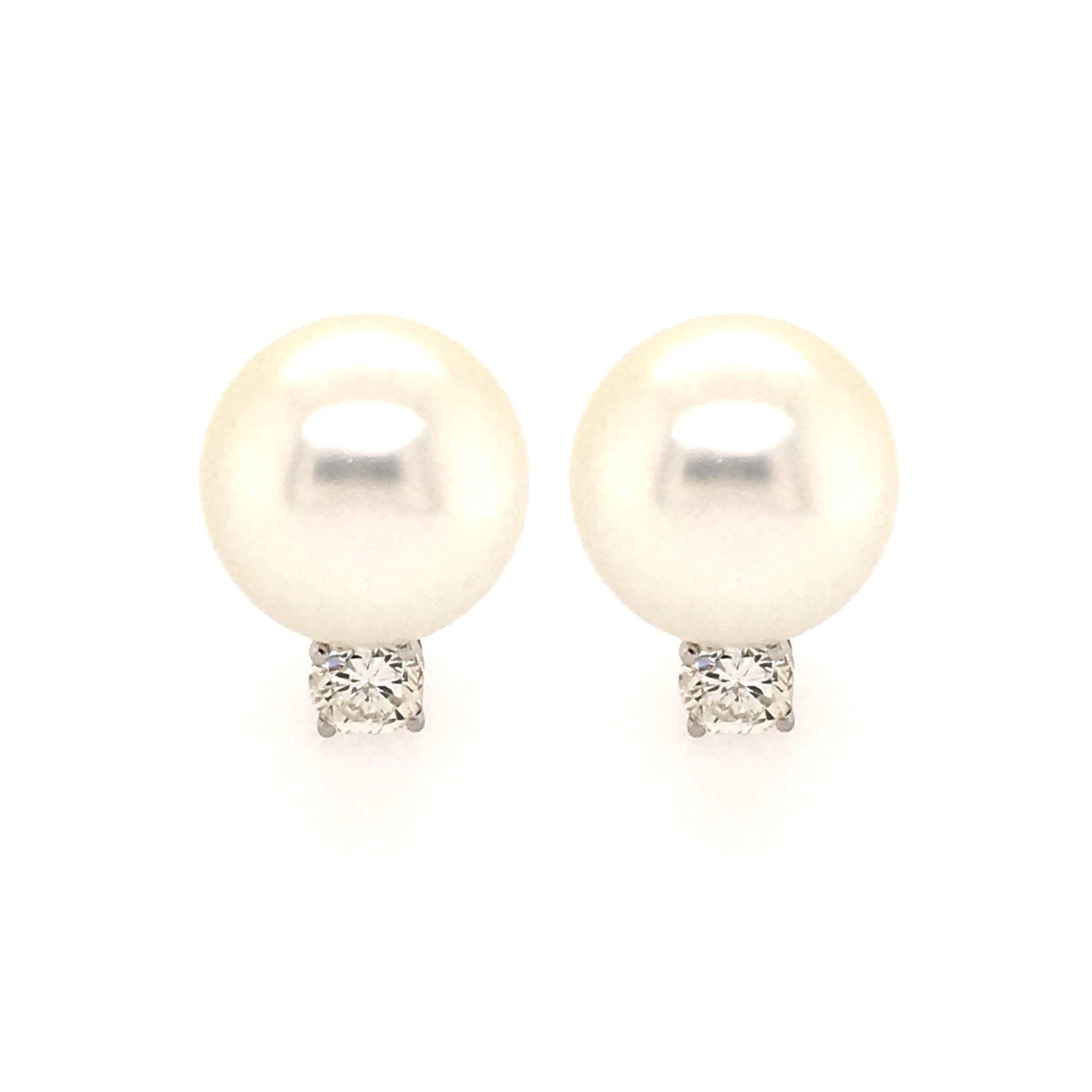 South Sea Pearl Diamond Earrings