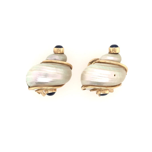 Seaman Schepps Shell Earrings