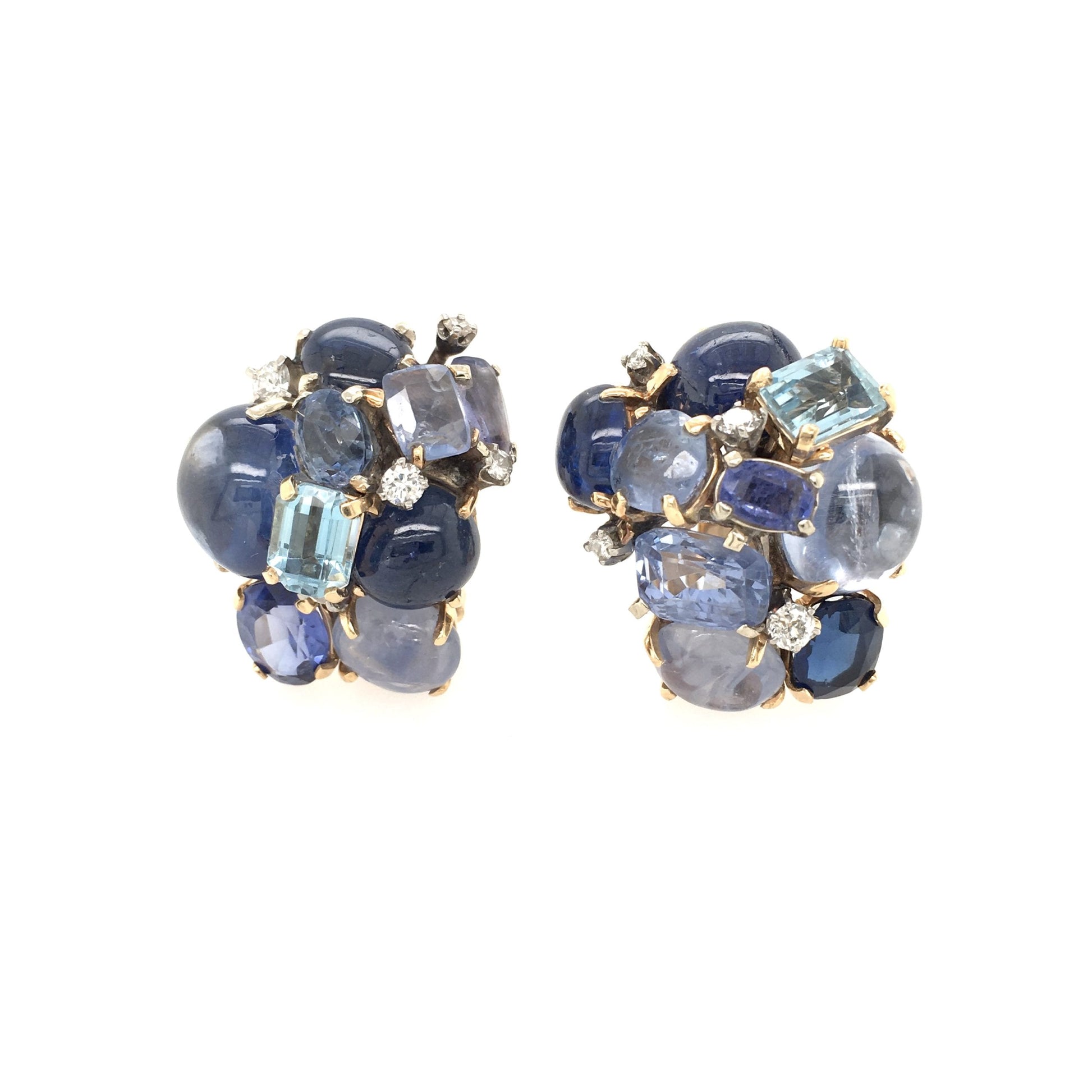 Seaman Schepps Sapphire Bubble Earrings