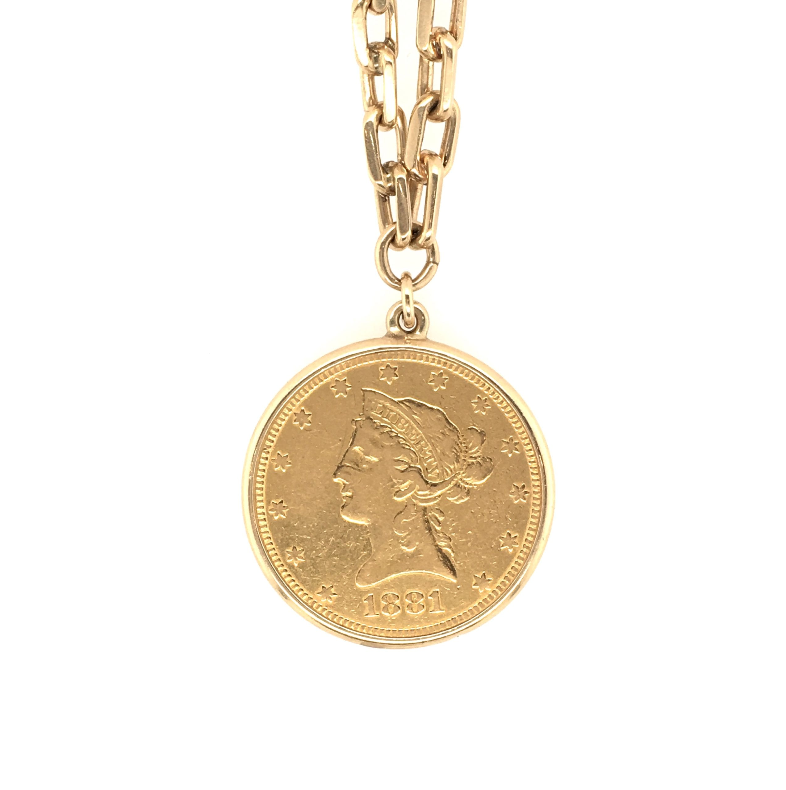 Liberty outlet Coin Necklace. #CN7