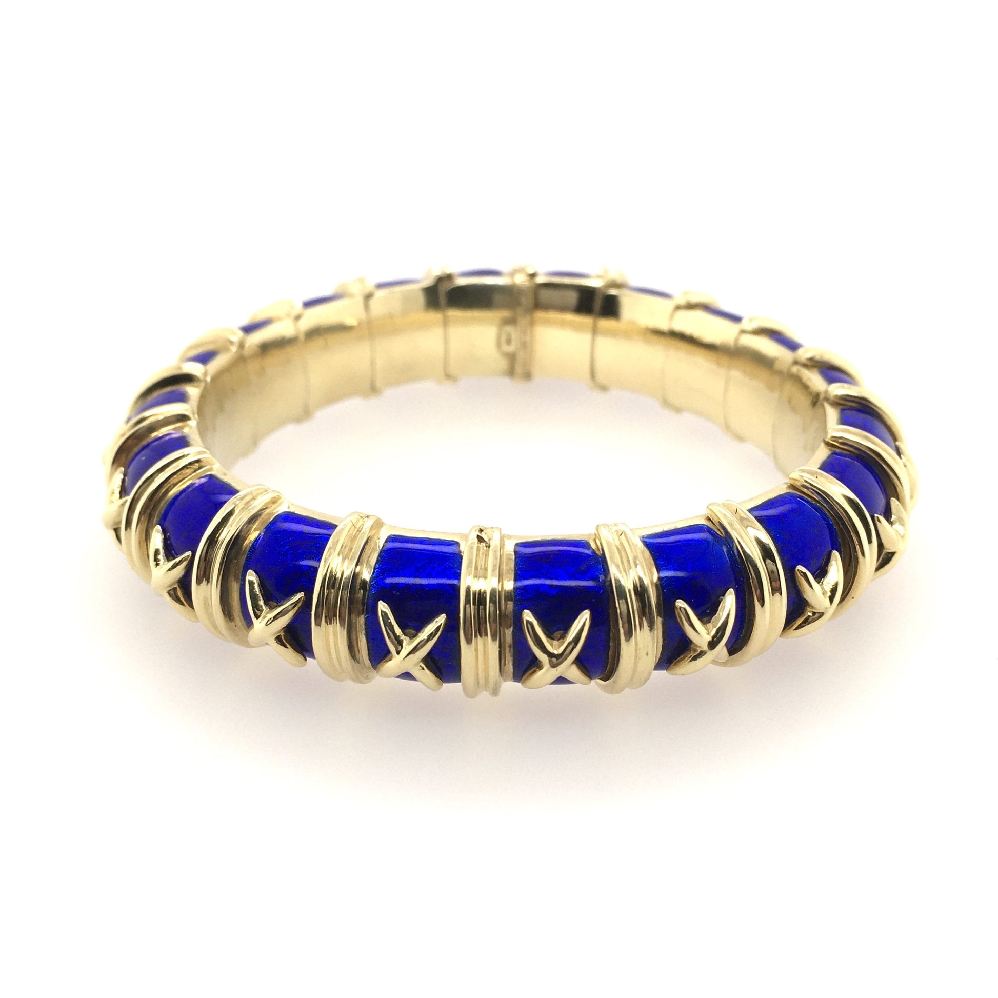 Tiffany Schlumberger Blue Enamel Bracelet