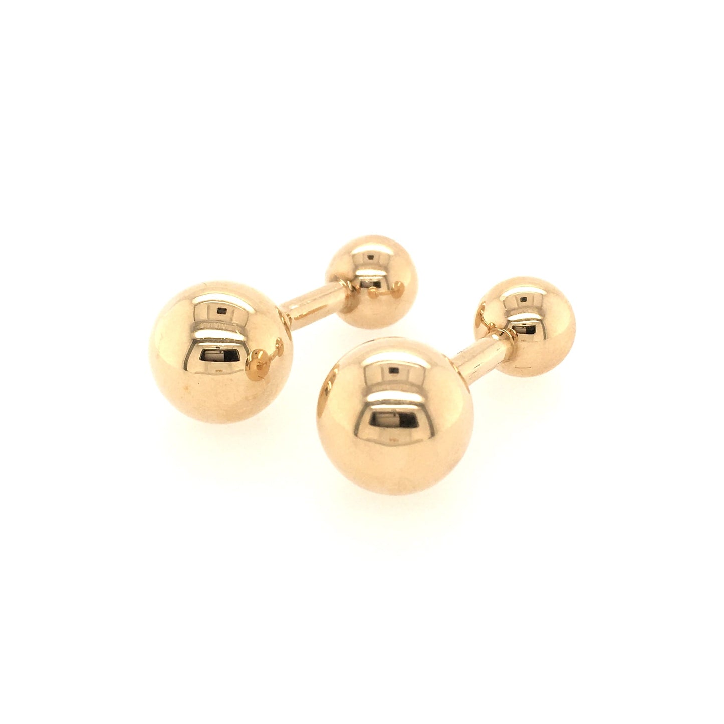 Gold Boule Cufflinks