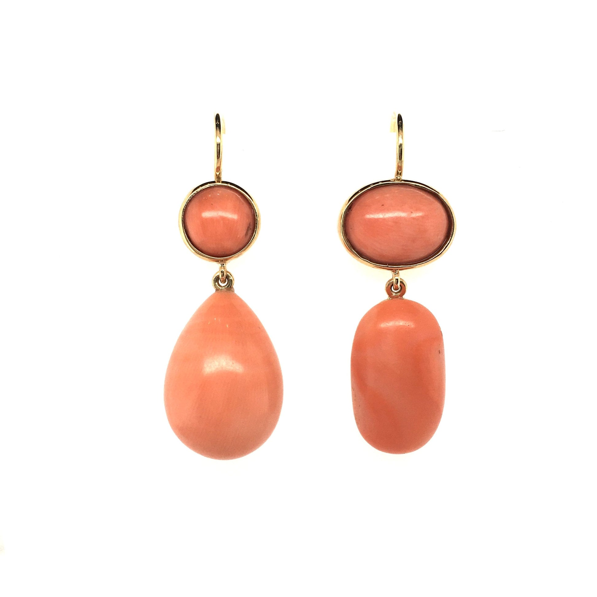 Coral Drop Earrings