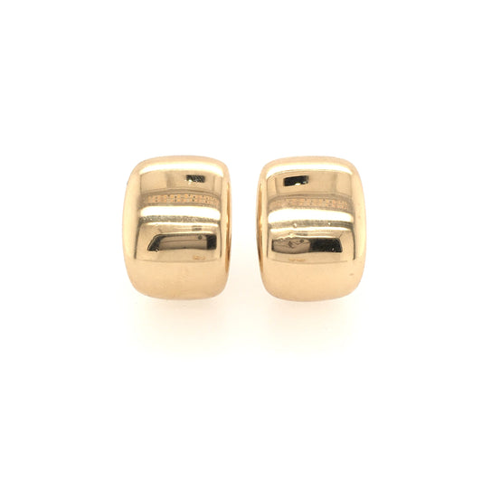 Cartier Gold Half Hoop Earrings