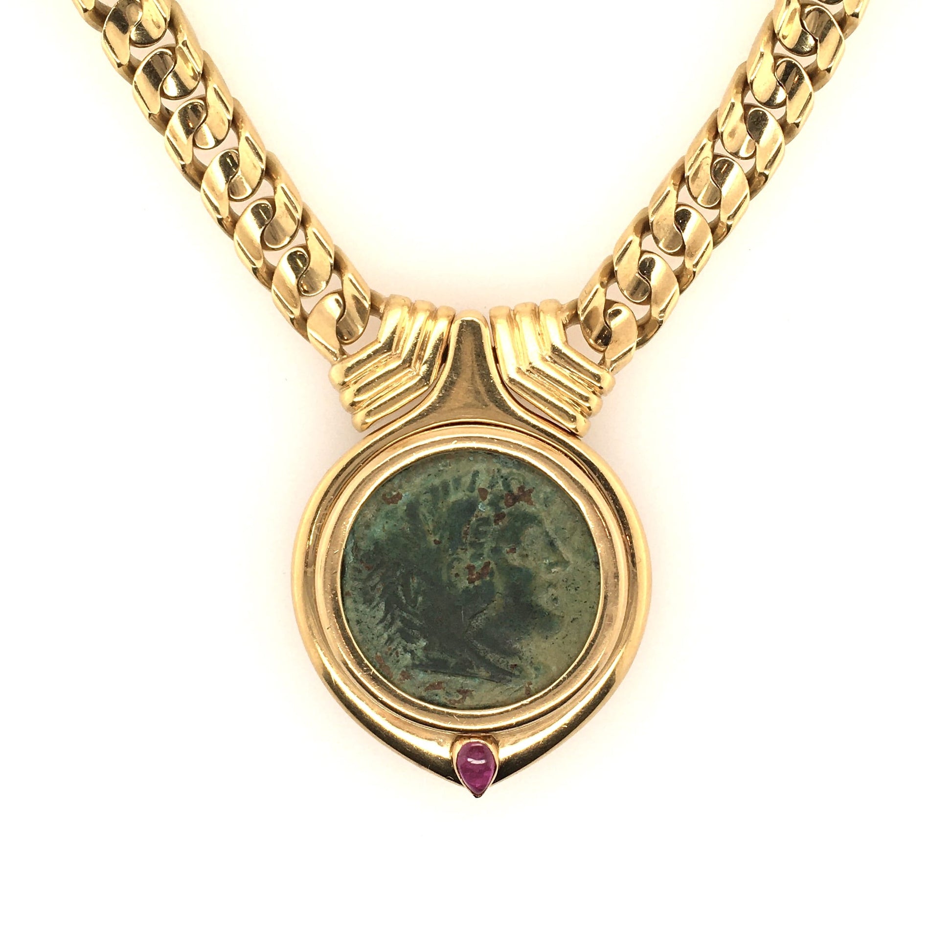 Bulgari Ancient Coin Necklace