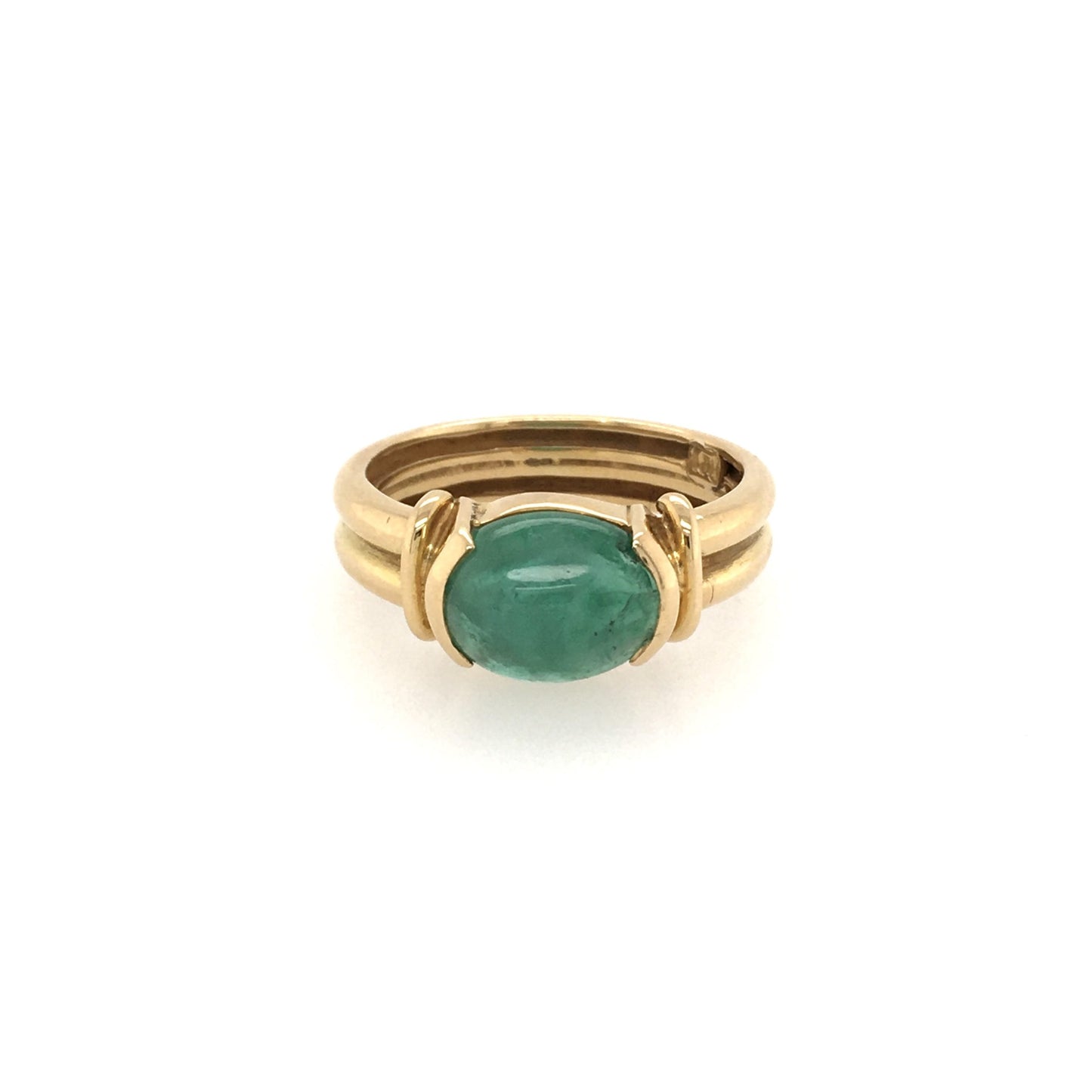 Cabochon Emerald Ring