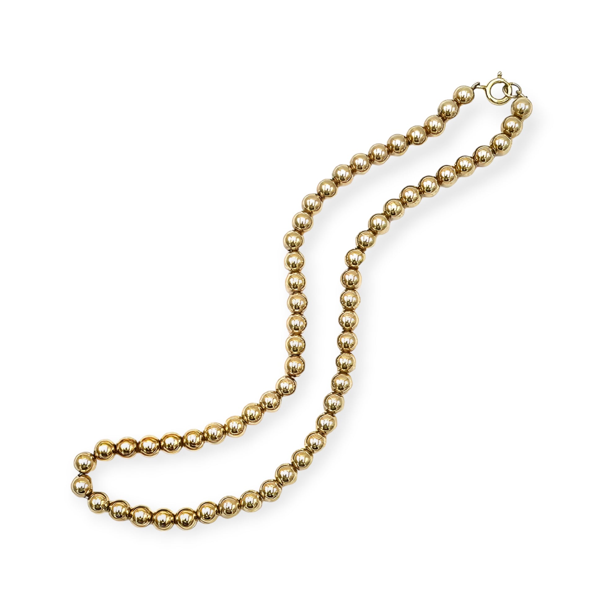 Gold Bead Necklace