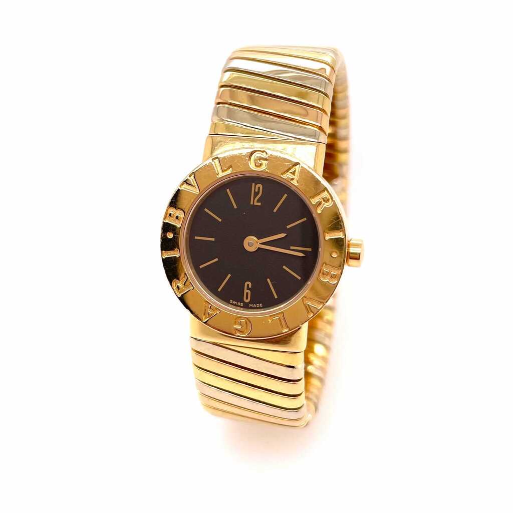 Bulgari Tubogas Tri-color Gold Watch