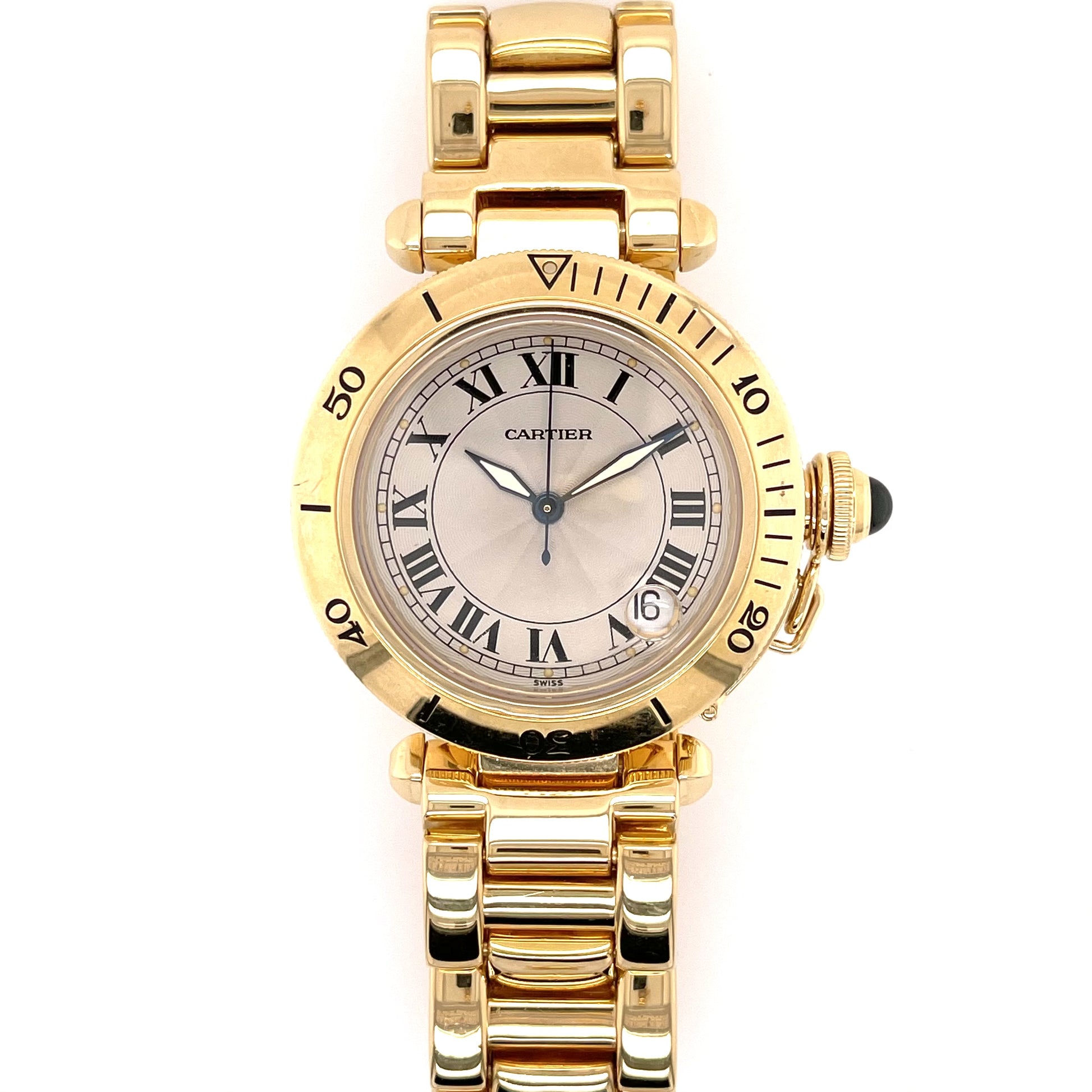 Cartier Pasha Gold Watch