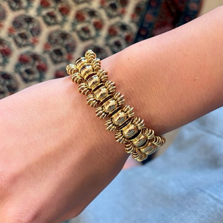 Gold Fancy Link Bracelet