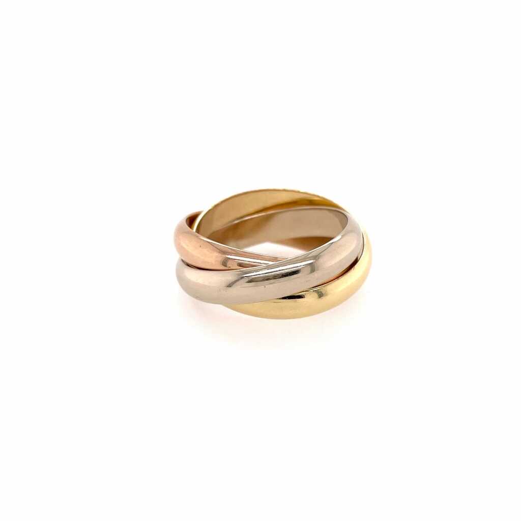 Cartier Trinity Tri-color Gold Ring