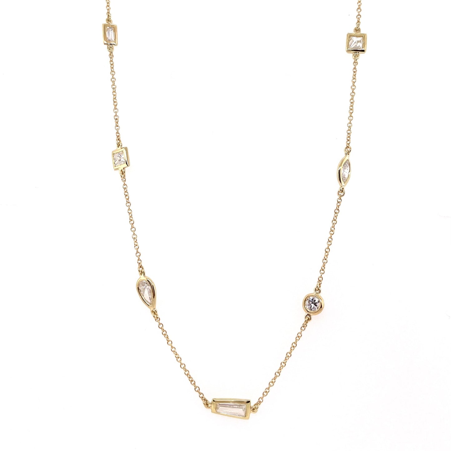 Diamond Collet Chain