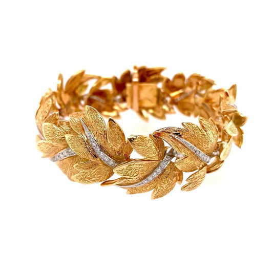 Spritzer and Fuhrmann Gold Diamond Bracelet