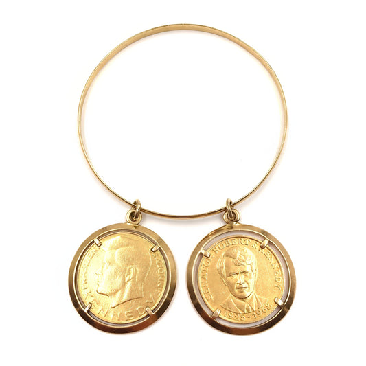 1960s Kennedy Gold Coin Bracelet