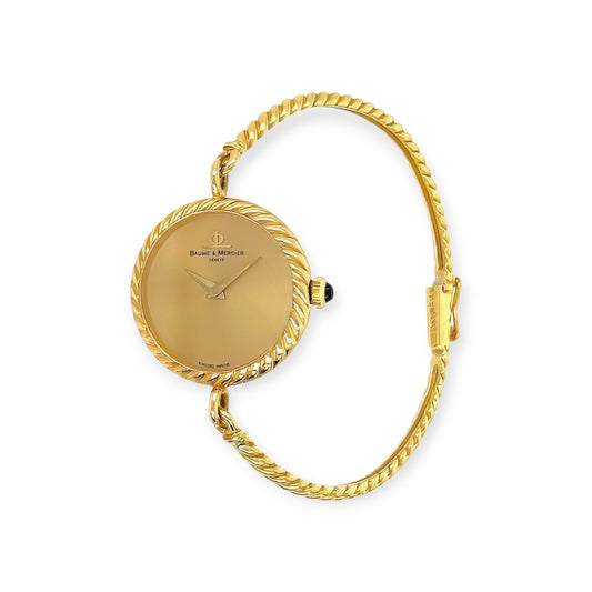 Baume & Mercier Gold Ropetwist Watch