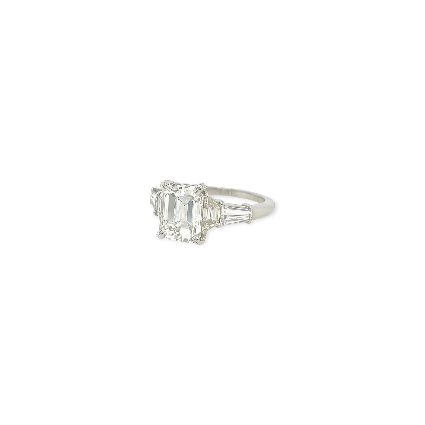 Verdura Emerald Cut 2.43 Diamond Ring