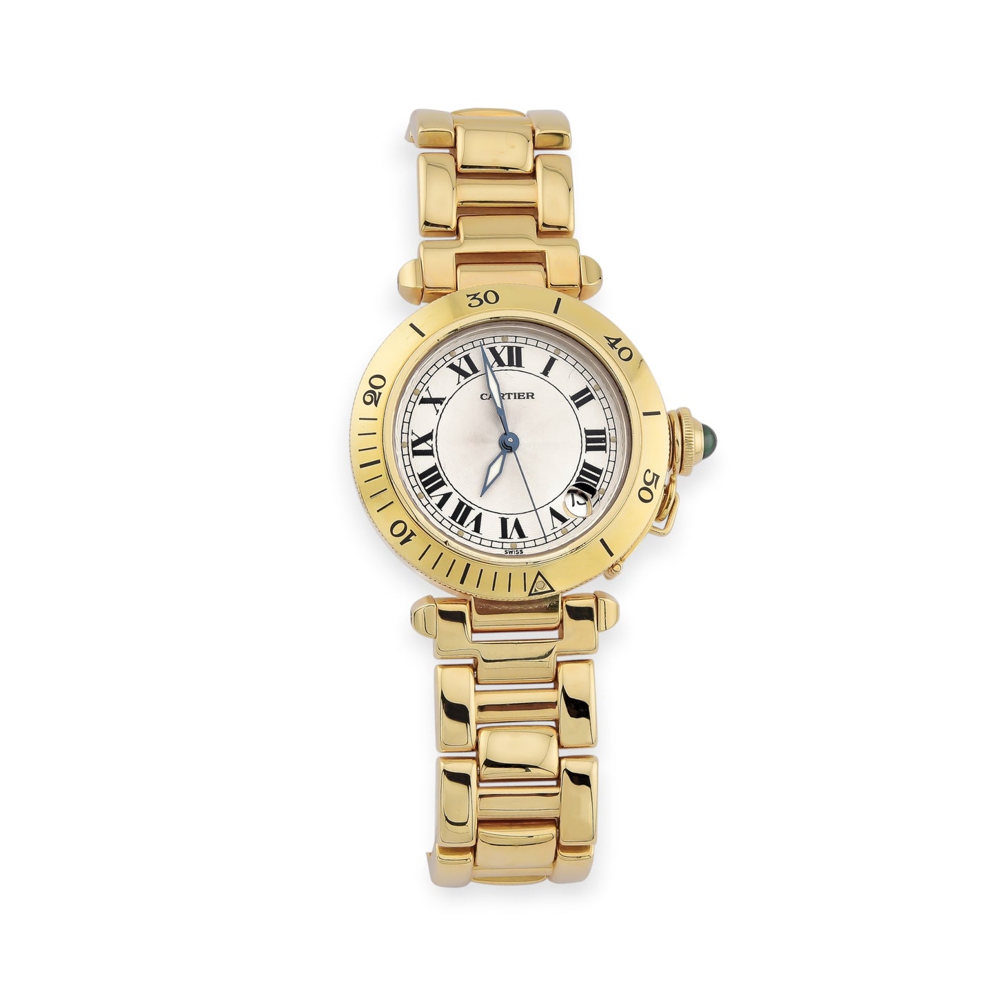 Cartier "Pasha de Cartier" Gold Watch