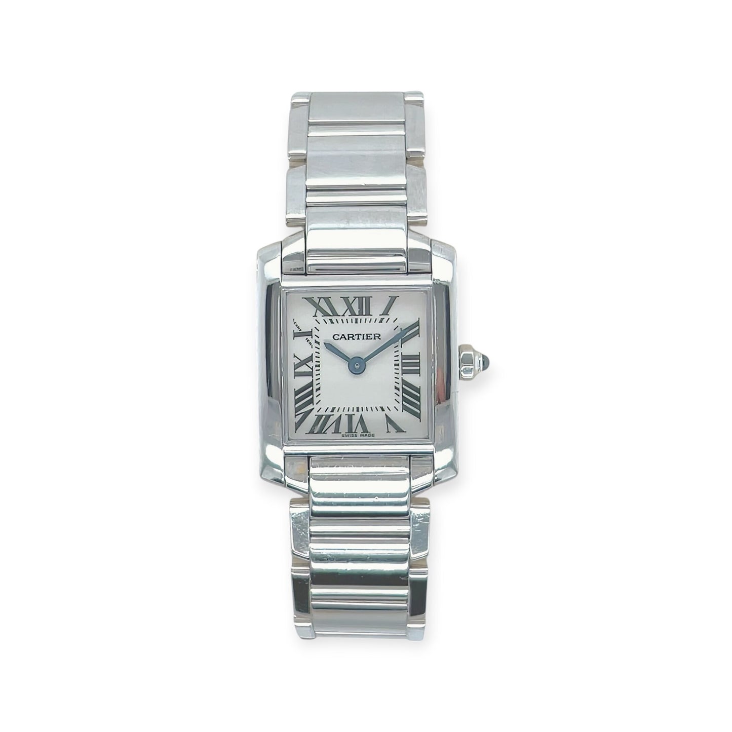 Cartier Tank Française White Gold Watch