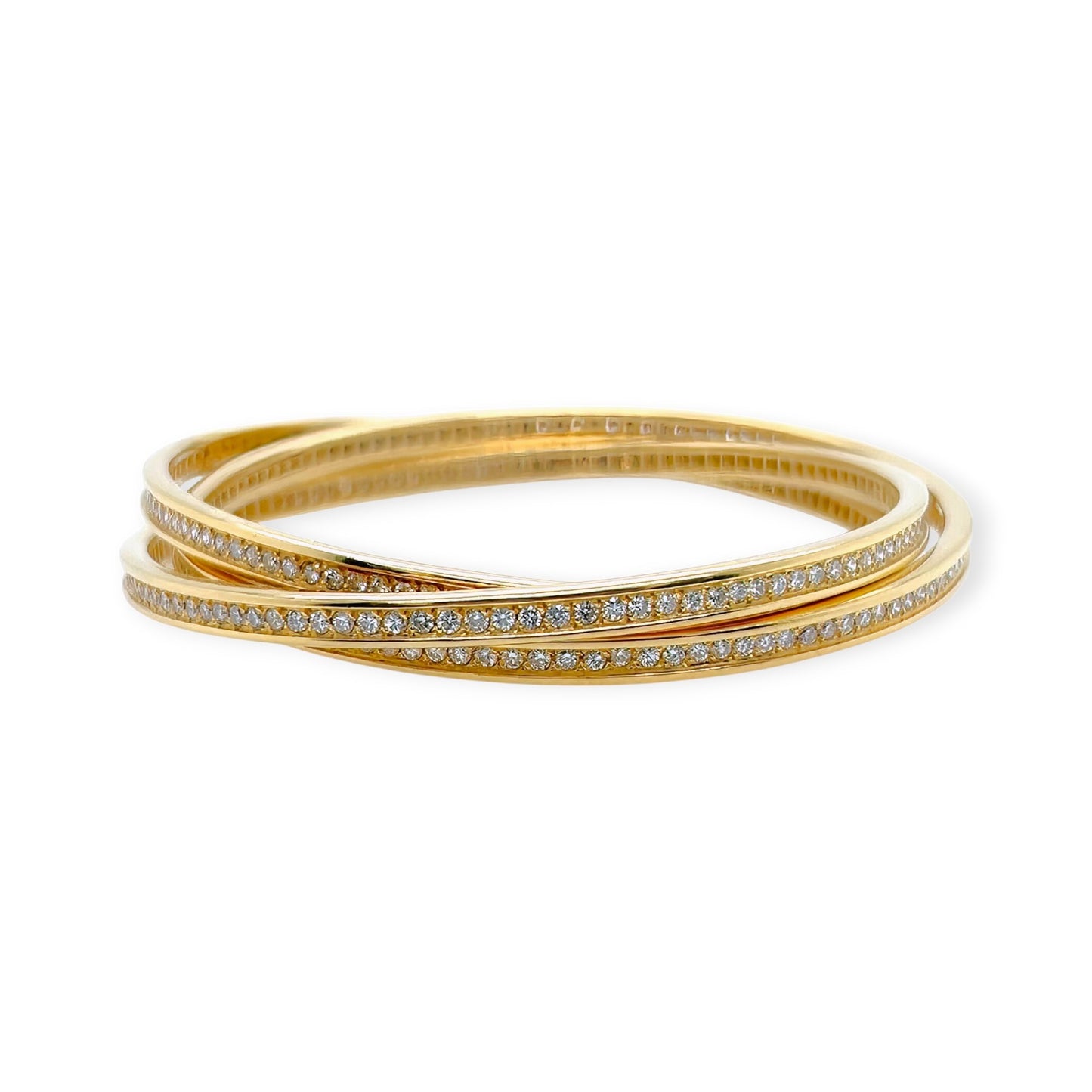 Cartier Trinity Gold Diamond Bracelet