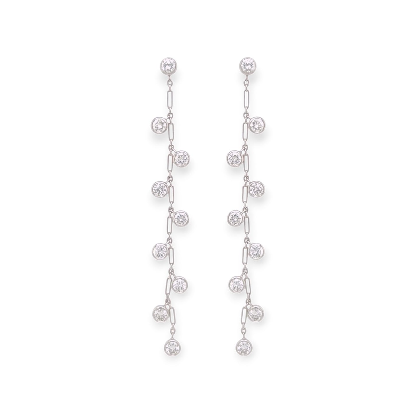 Dior Diamond Dangle Earrings