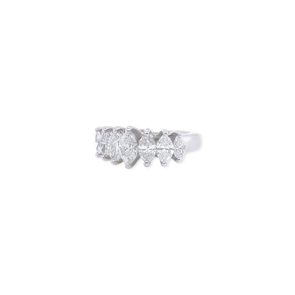 Marquise Cut Diamond White Gold Ring