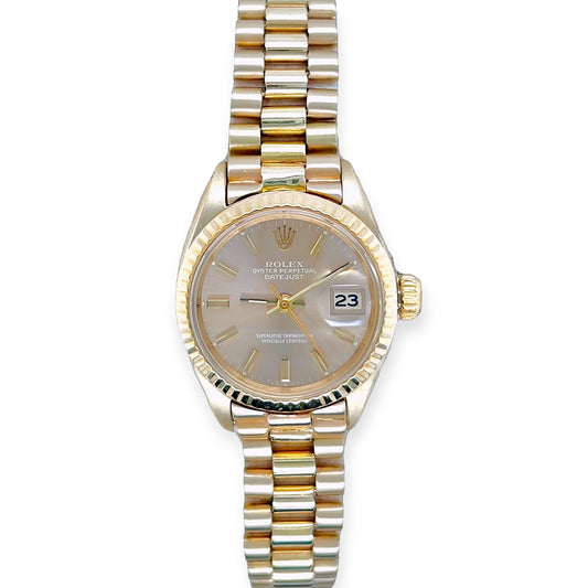 Rolex Oyster Perpetual Datejust Gold Watch