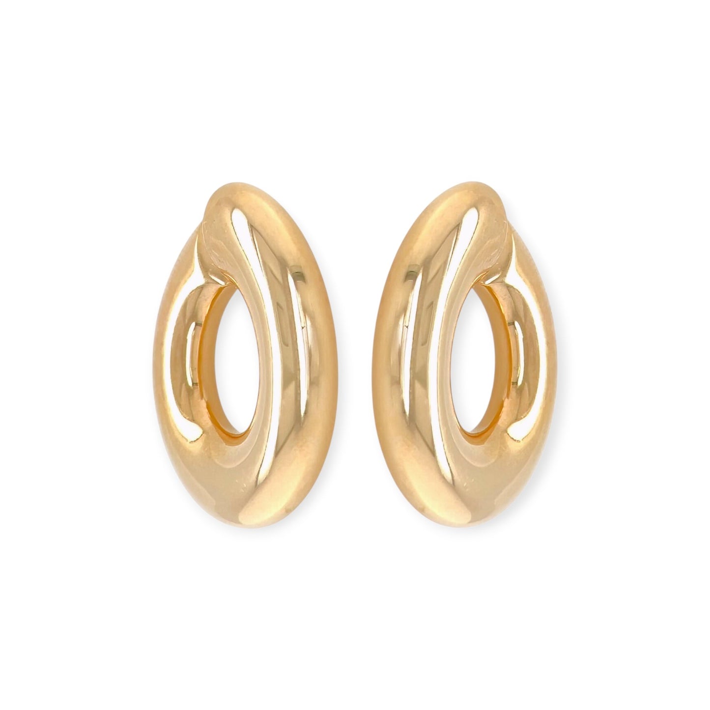 Vhernier Gold Creole Hoop Earrings