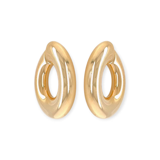Vhernier Gold Creole Hoop Earrings