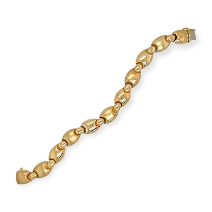 Gold Oval Link Bracelet