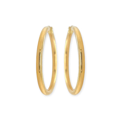 Large Gold Hoop Earrings