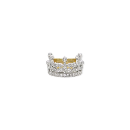 Gold Diamond Crown Ring