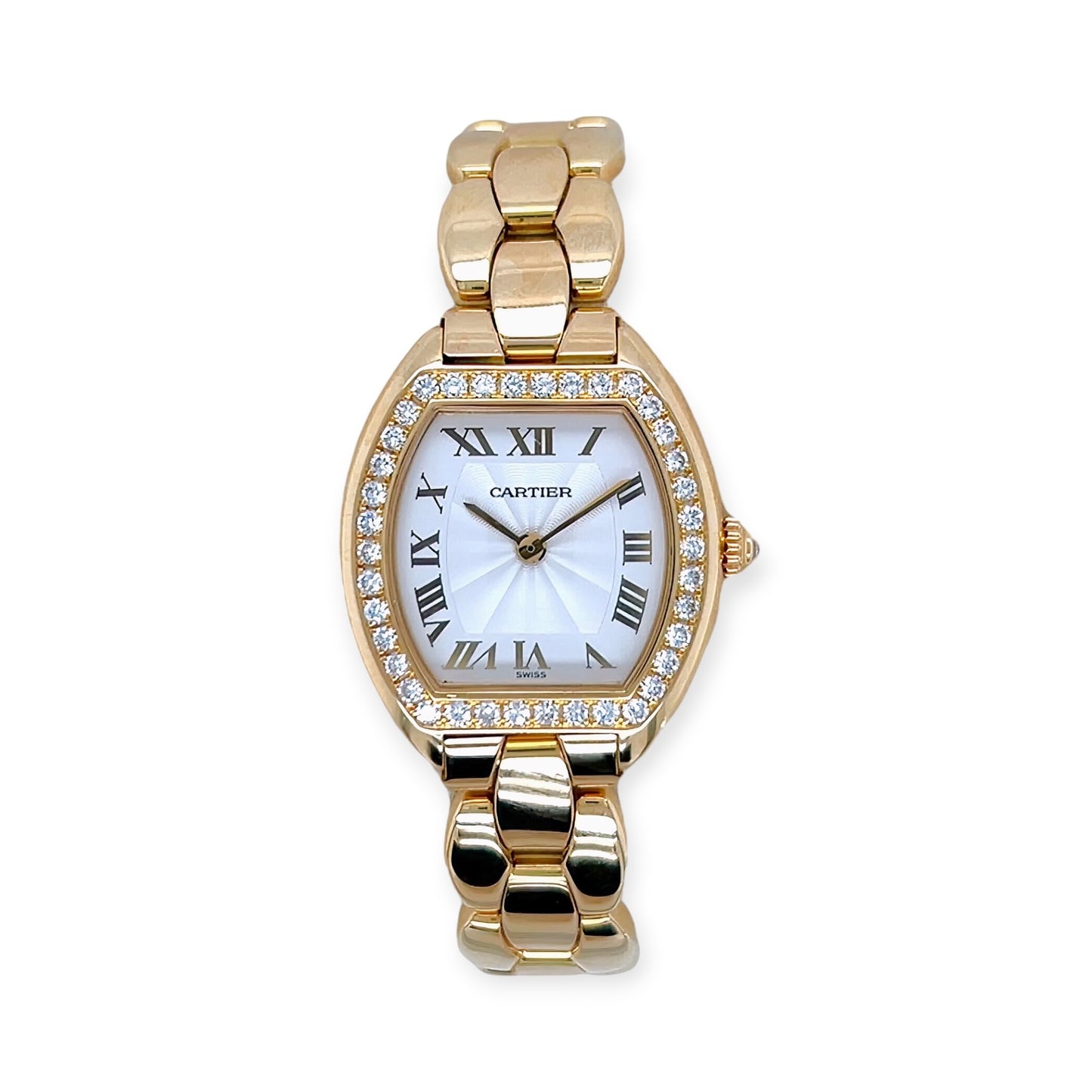 Cartier Tortue Gold Diamond watch