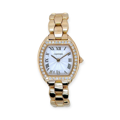 Cartier Tortue Gold Diamond watch