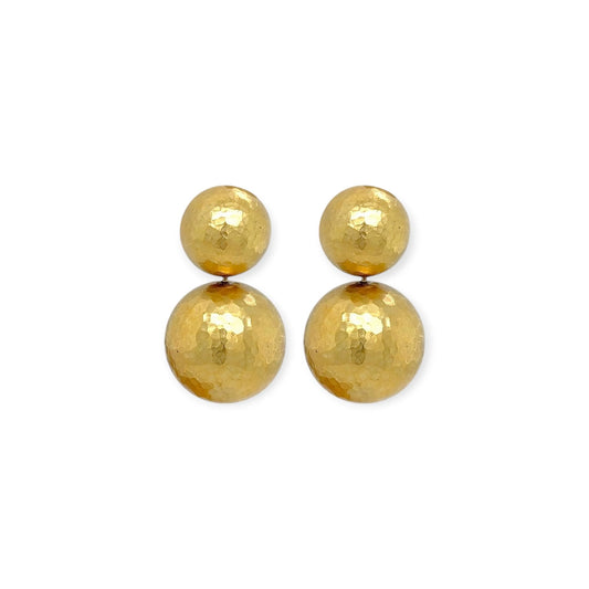 Tiffany Picasso Planet Gold Dome Earrings
