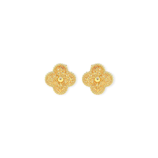 Van Cleef Vintage Alhambra Gold Earrings